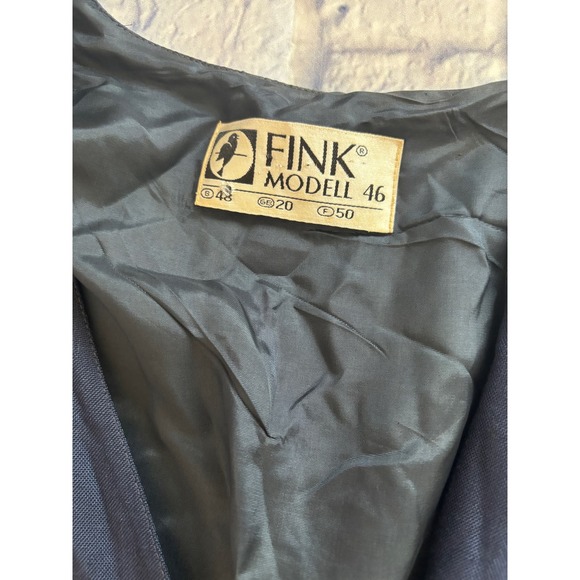 Vintage Fink Modell Sailor Blue Dress with Navigate of Pacific Ocean Buttons XL - Picture 5 of 14